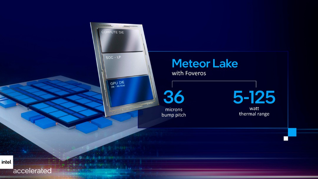 اولین تصویر از پردازنده‌ی نسل 14 اینتل با نام Meteor Lake منتشر شد - meteor lake